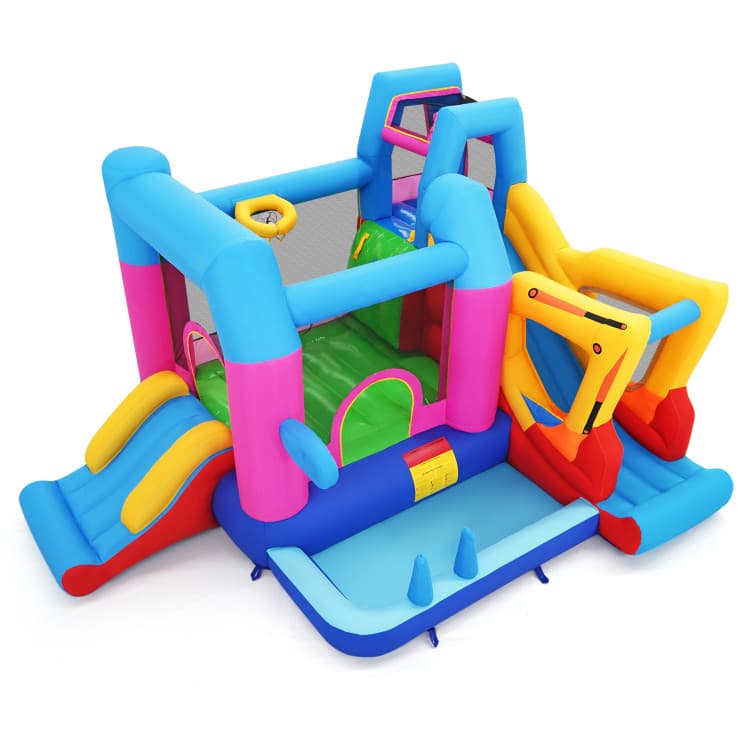 Costway Excavator Bounce House Playset with 750W Blower — product view 2