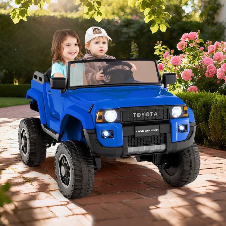 Costway 24V Toyota LC250 Two-Seater Ride-On Car — Navy — product view 2