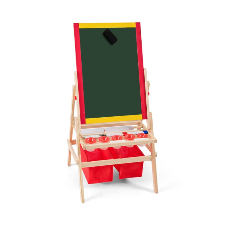 Costway Flip-Over Double-Sided Kids Art Easel — product view 1