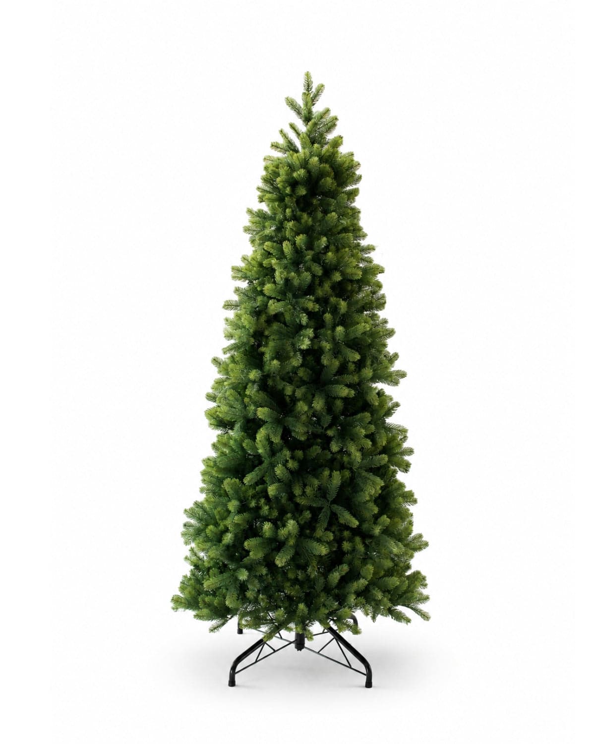 King of Christmas 9 ft Royal Fir Slim Unlit Tree — undecorated tree, lights and ornaments not included