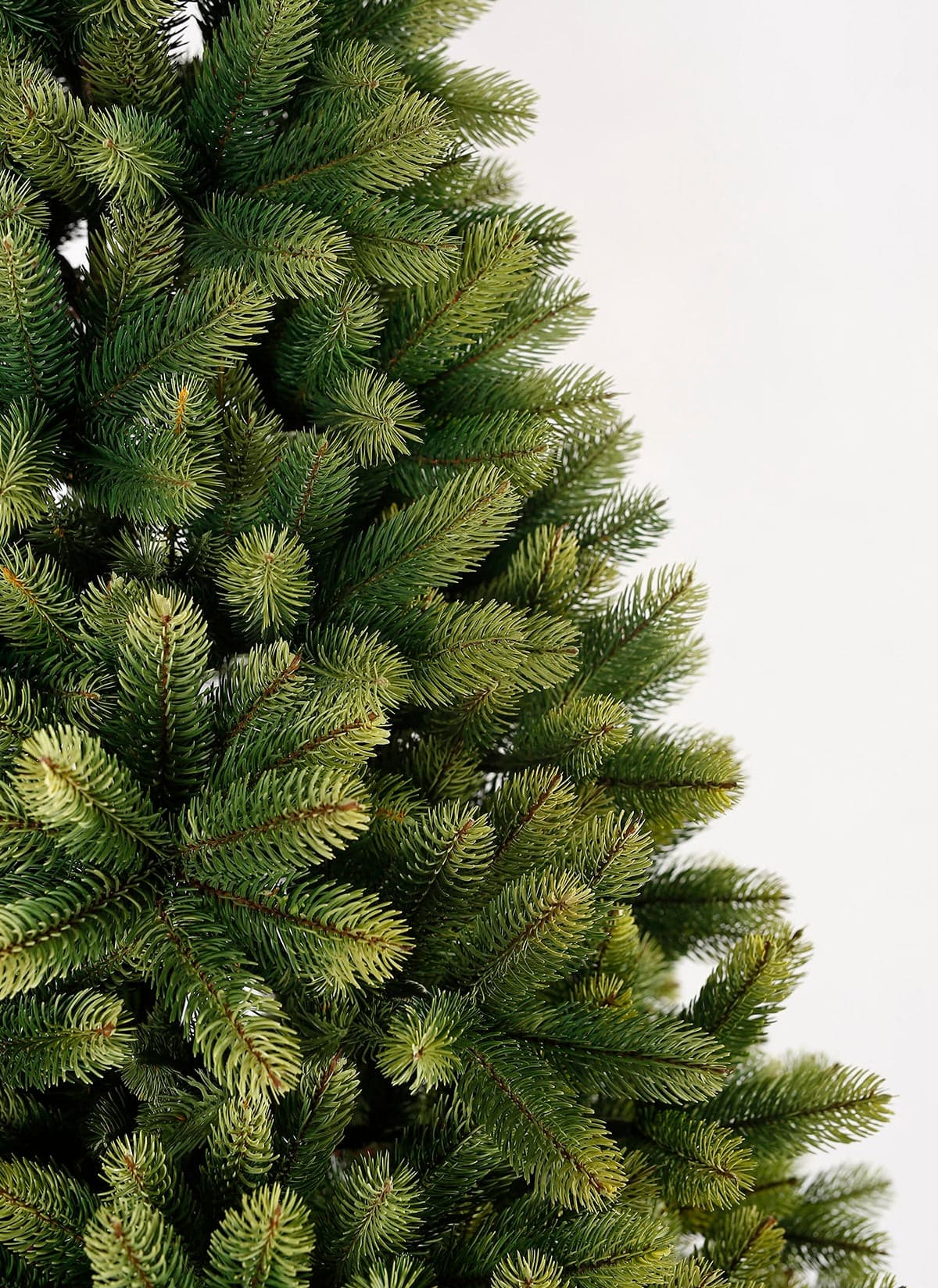King of Christmas 9 ft Royal Fir Slim Unlit Tree — tree and branch detail 6
