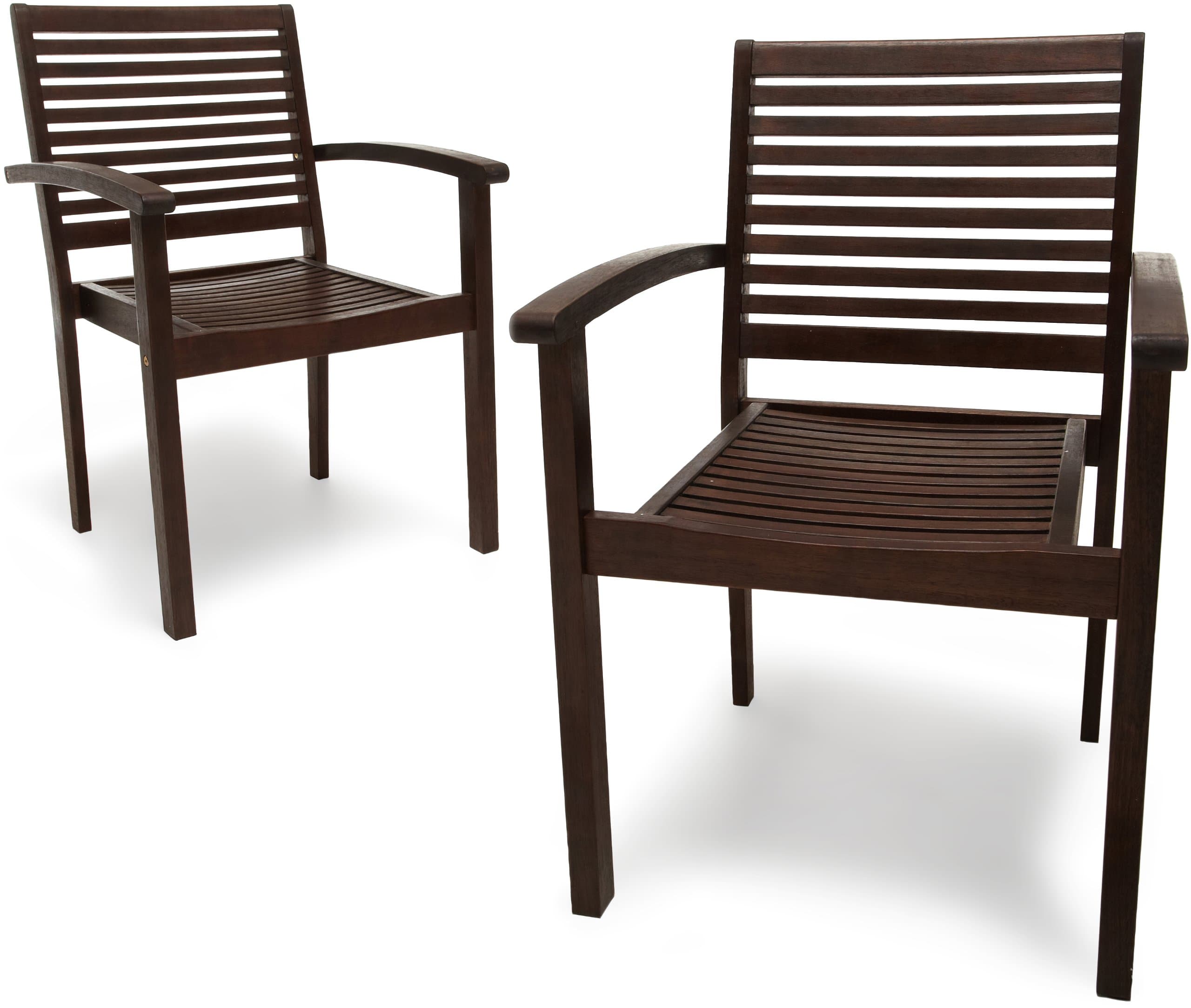 Strathwood Blakely Dining Arm Chair, Set of 2 — dining armchair pair shown together.